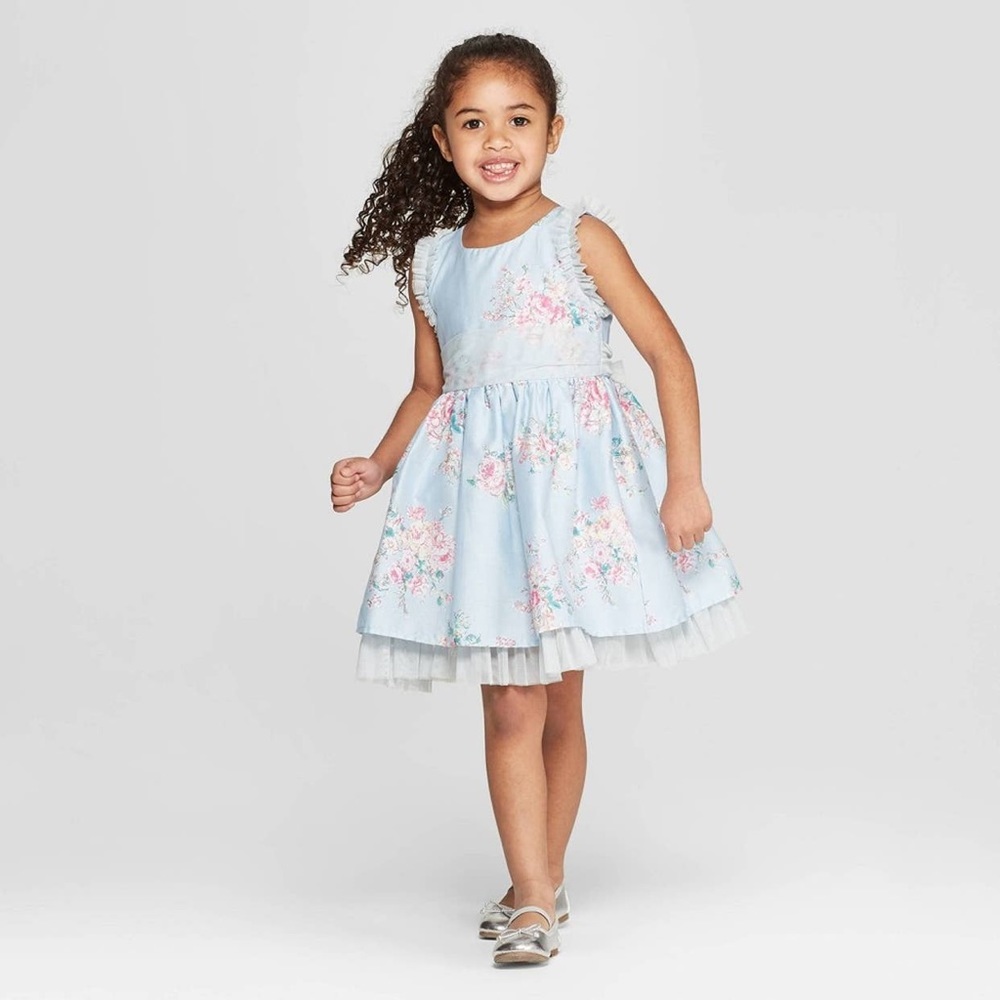 🆕 Mila & Emma | Blue Floral Dress - NWOT